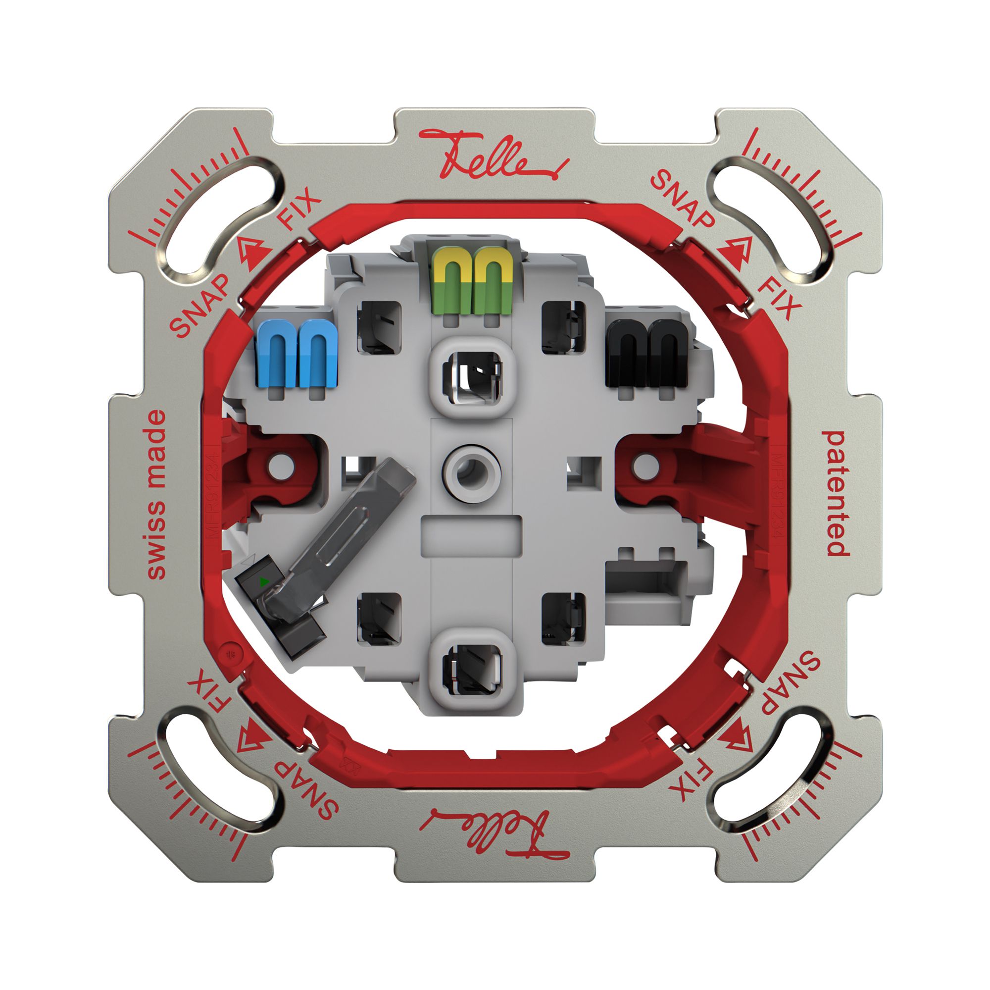 UP-Steckdose Feller SNAPFIX® 2×T23 mit LED