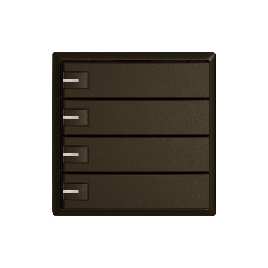 Universaltaster EDIZIO.liv UNI SNAPFIX® 12…48V m.LED blau 4× 1-Tbed.br