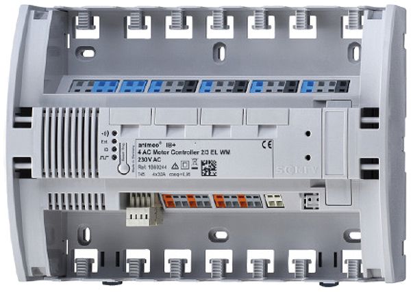 REG-Jalousieaktor Somfy animeo KNX 4 AC MotorController 2/3 EL DRM 230V