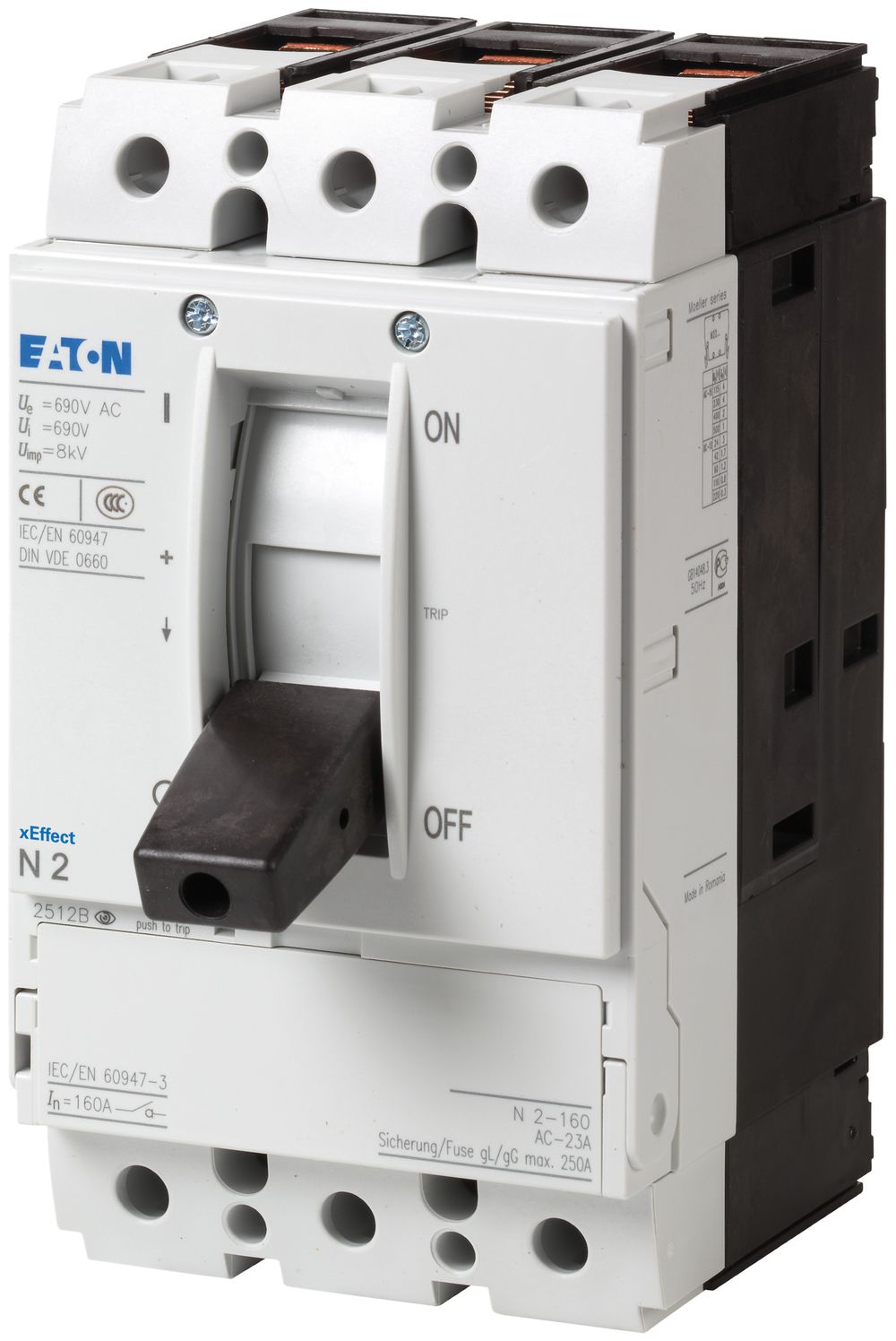 Interrupteur de charge ETN PN2-250, 3L 250A