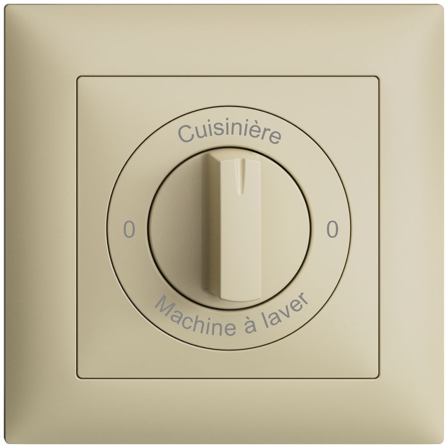 Kit front. 0-Cuisinière-0-Machine à laver EDIZIOdue vanille