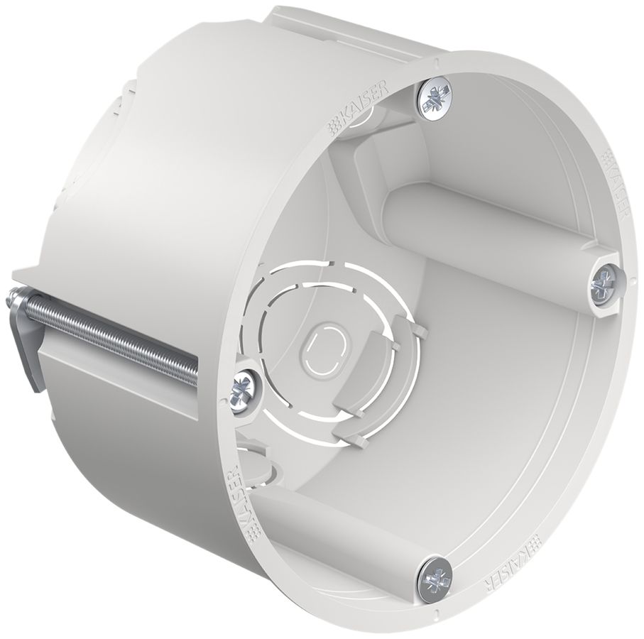 Scatola INC p.parete cava O-range Ø68mm×49 mm, 2×Ø20/25mm, bi, s.alogeno