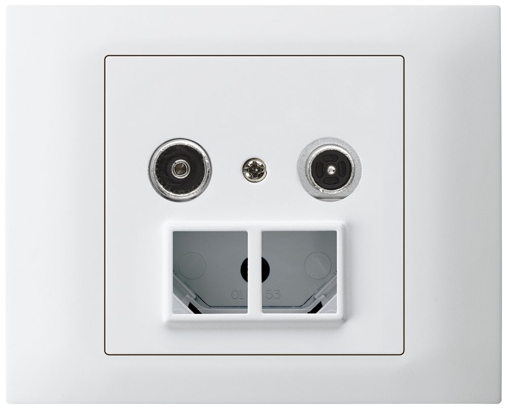 EB-Multimediadose kallysto R-TV mit EB-Dose G3 Bauart T 4dB 2GHz weiss