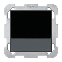 UP-Raumtemperaturregler kallysto B KNX s/e-link anthrazit