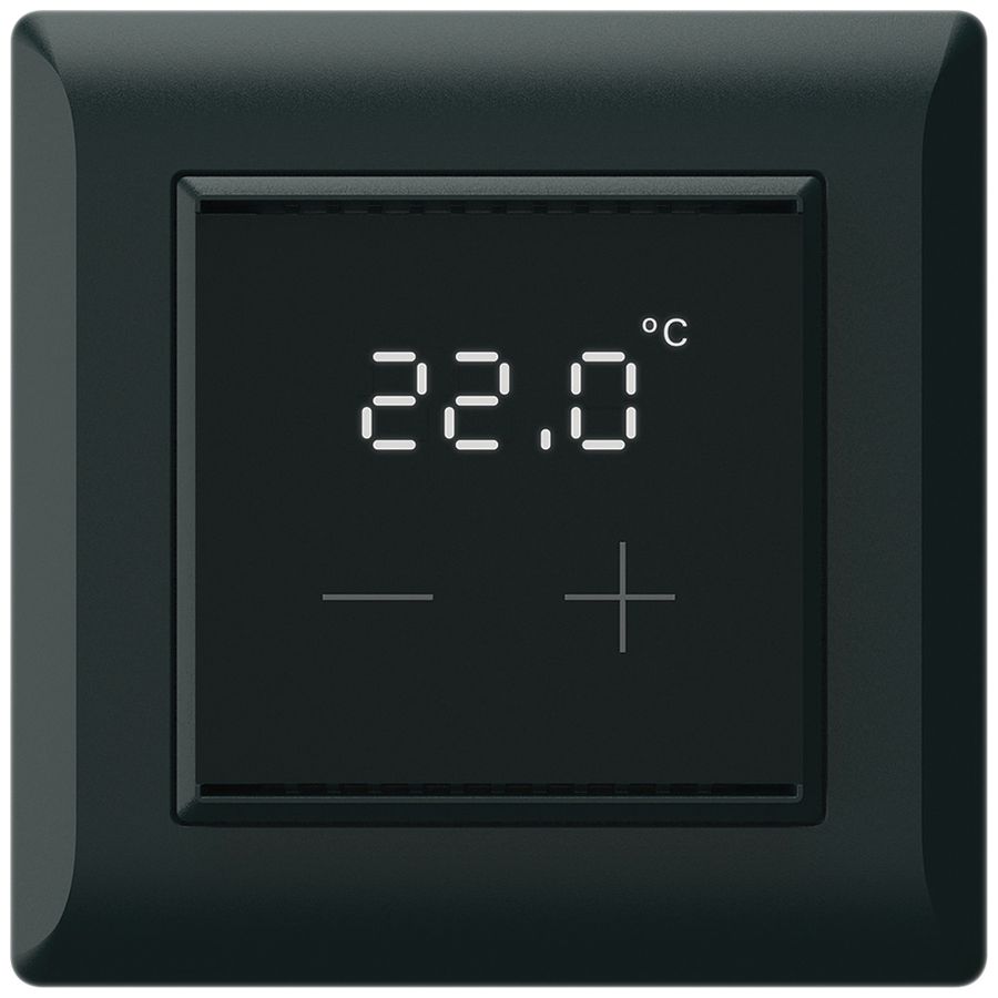 UP-Raumthermostat KNX KLI mit Display LED schwarz