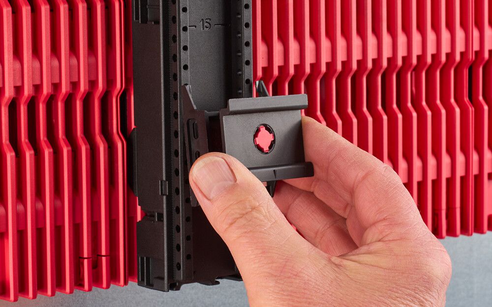 Adaptateur pour rail DIN RiLineX RX 9365.744 hauteur réglable 54mm 8pcs