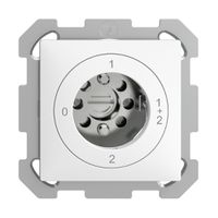 Interruttore rot. INC EDIZIOdue 1/1P bianco, per serrat. senza cilind