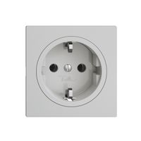 SCHUKO-Steckdose EDIZIOdue F, 16A, 250VAC, L+N+PE hellgrau