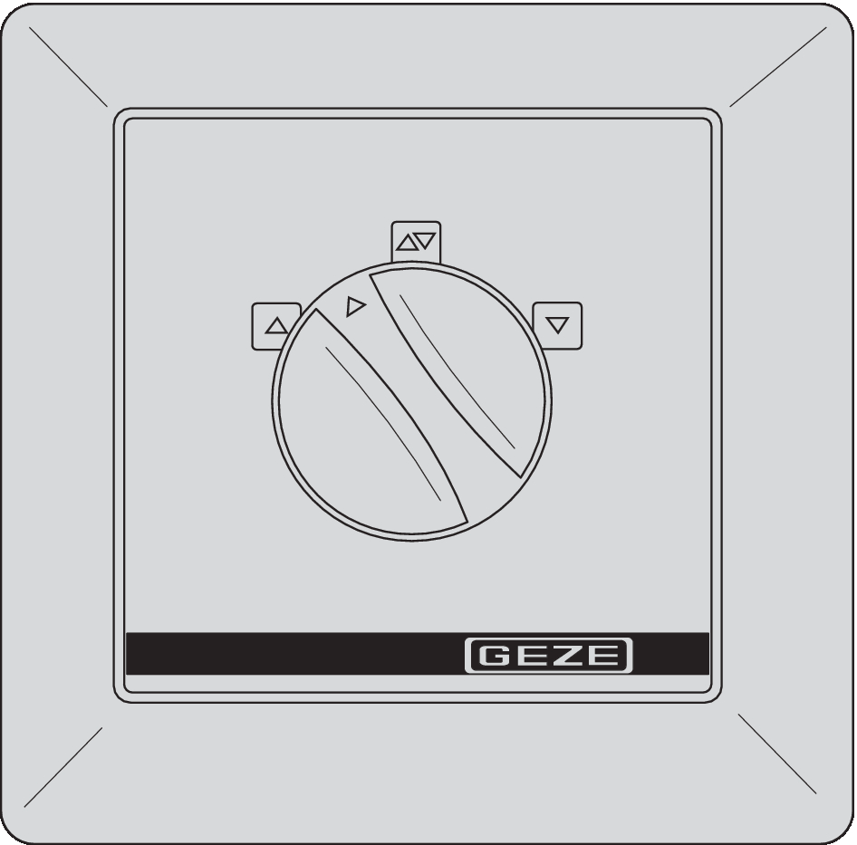 Bouton/interrupteur d'aération AS500 LTA-LSA, ENC GEZE