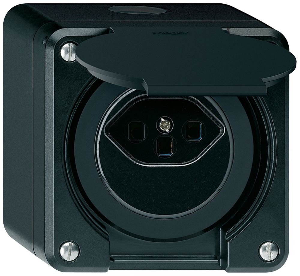 Presa AP robusto tipo 23 nero