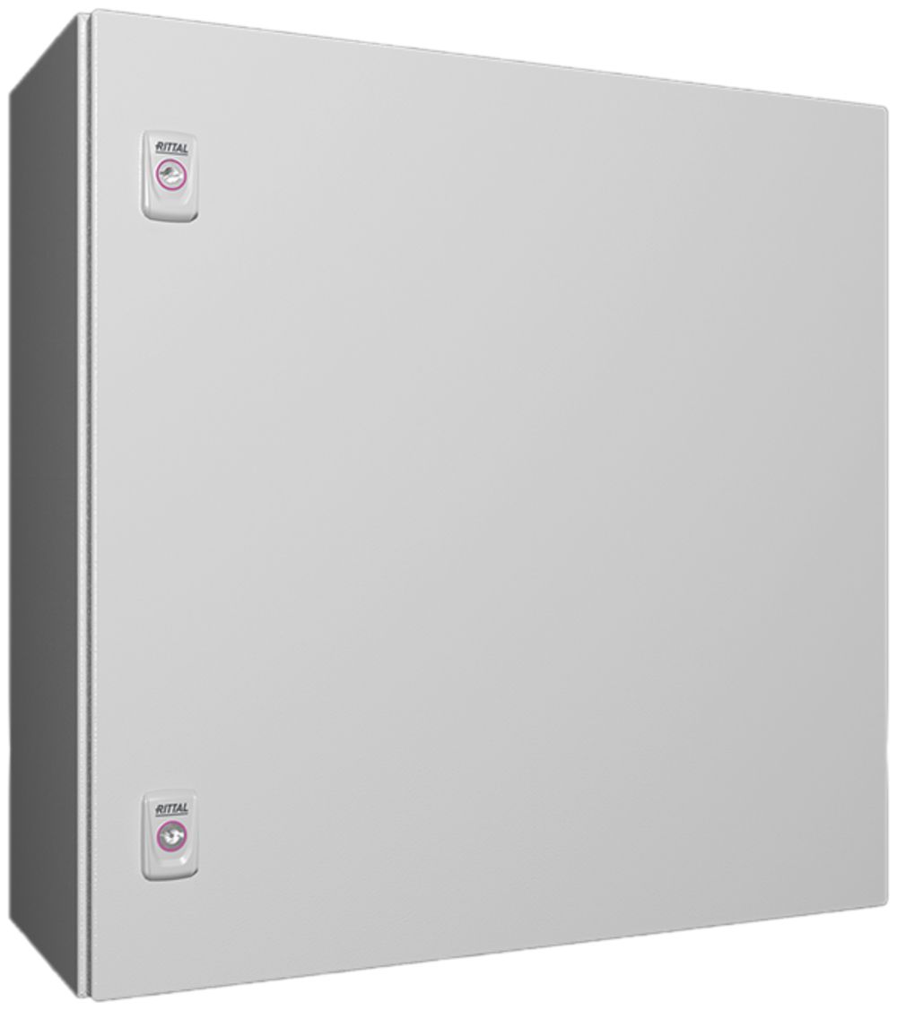 Armoire compacte Rittal AX, 1 porte, IP66, 600×600×250mm, tôle d'acier