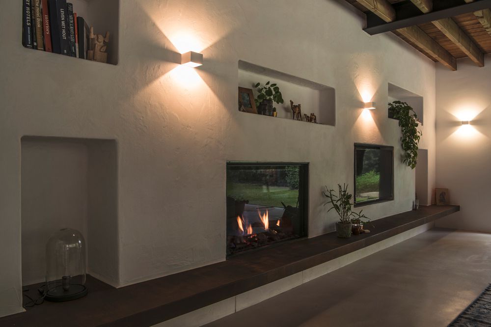 LED-Wandleuchte SLV LOGS IN, 12W 230V 2000…3000K 490lm IP20 weiss