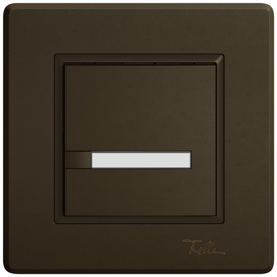 UP-Universaltaster EDIZIO.liv UNI SNAPFIX® 12…48V o.LED 1× 1-Tbed.Pap.br