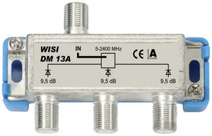 Verteiler SAT 3×DM13A DC 5…2400MHz