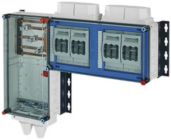 Verteiler Hensel Mi 4×3×NH 00, 125A, Sammelschiene 250A 5-polig