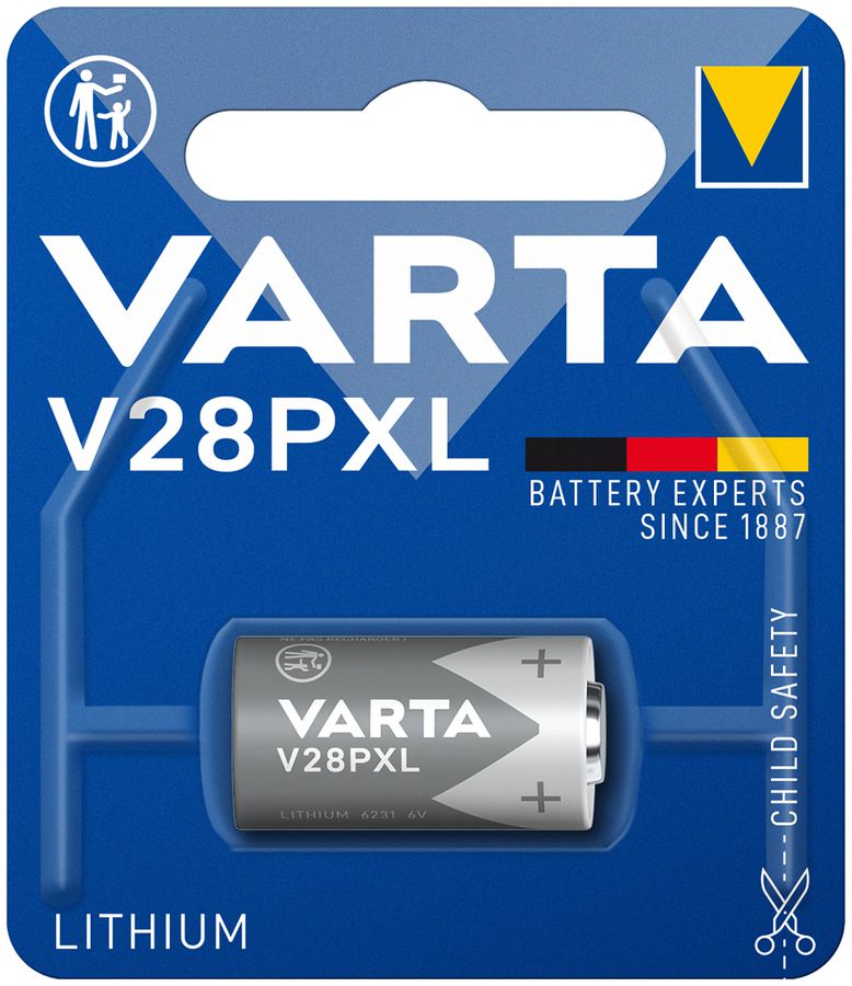 Batterie Lithium VARTA Electronics V28PXL, 6V Blister à 1 Stück