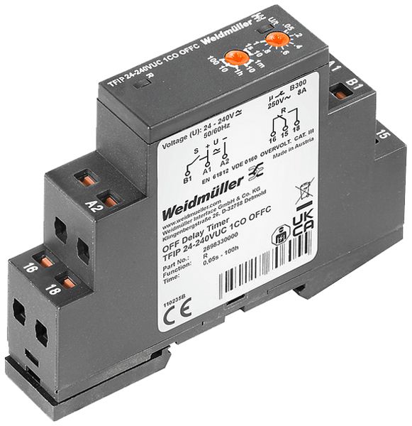 REG-Zeitrelais WM TFIP 1CO OFFC 0.5…360000s 20.4…264V