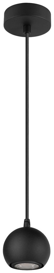 Lampada sospesa SLV LIGHT EYE 90 GU10 1×6W REG Ø89mm nero