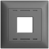 UP-Abdeckset EDIZIOdue Wiser Thermostat dunkelgrau
