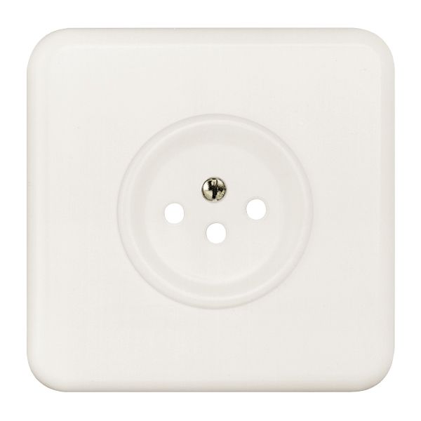 Frontset FH zu Steckdose T12 weiss