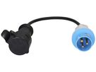 Verlängerungskabel MH WIRE Gummi 16A 230V 3×1.5mm²CEE-Stecker/T23 gerade 0.5m sz
