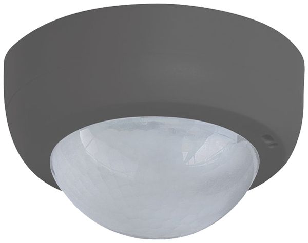 AP-Präsenzmelder SWISSLUX PD4N-KNXs-DX-AP 360° dunkelgrau