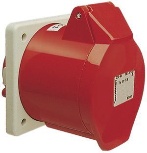 Presa INS CEEtyp 7L 32A 6h diritto, contatti nichelati