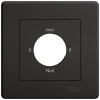 UP-Montageset EDIZIO.liv SNAPFIX® f.Drehschalter m.Schloss 0-Jour-0-Nuit sz