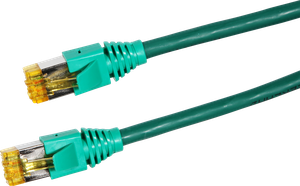 Patchkabel RJ45 2.0m gn S/FTP Kat. 6A HF