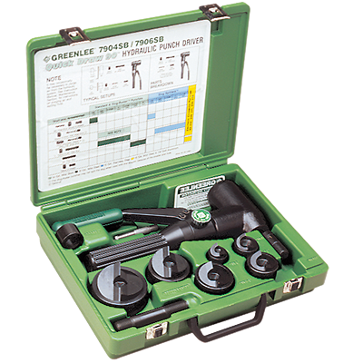 Kit de perforatrice hydraulique à main Slug-Buster M16-M40