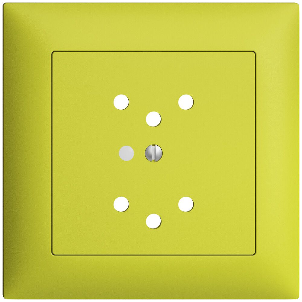 Kit frontale INC EDIZIOdue lemon 88×88mm 2×T12 con lente