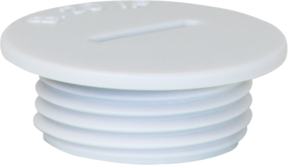 Tappo con bordo PS M20 grigio chiaro