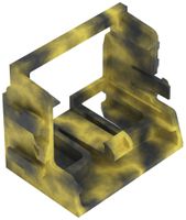 Adaptateur de fixation WAGO 221 sans décharge de traction 10L×4mm² vis gr/jn