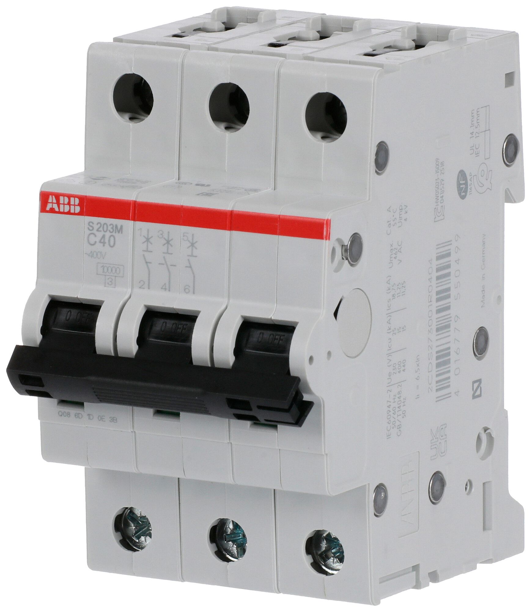 Disgiuntore ABB S203M-C40 40A C 10kA