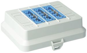 Frontteil AGRO AT7746, für AK2, 3×WINSTA MIDI 5P DALI blau, 125×100mm