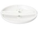Rosace de plafond MH avec vis M4 Ø95×13mm blanc