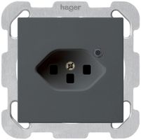 Presa INC Hager kallysto 1×T23 illuminato B antracite