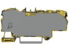 Bloc de distribution WAGO TOPJOB S 1P 41A 1×entr 10mm² 6×sort 2.5mm² grf/jn