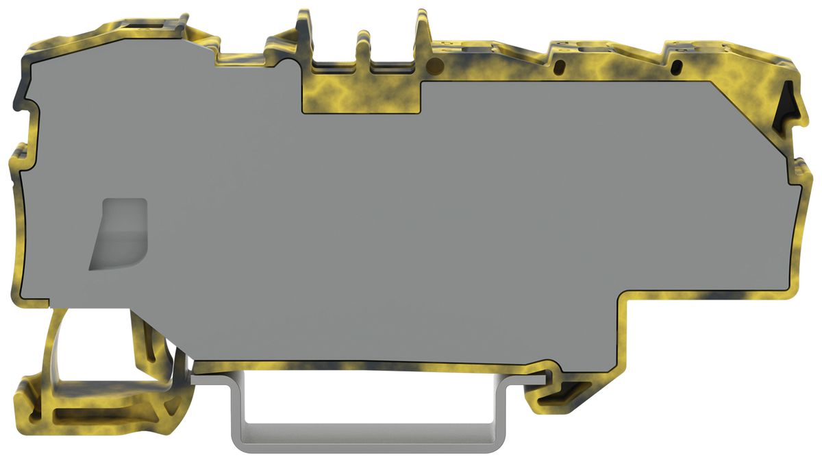 Bloc de distribution WAGO TOPJOB S 1P 41A 1×entr 10mm² 6×sort 2.5mm² grf/jn