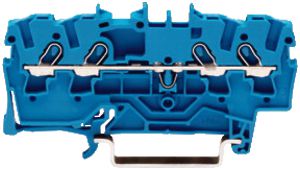Borne de passage WAGO TopJob-S 1.5mm² 4L bleu série 2001