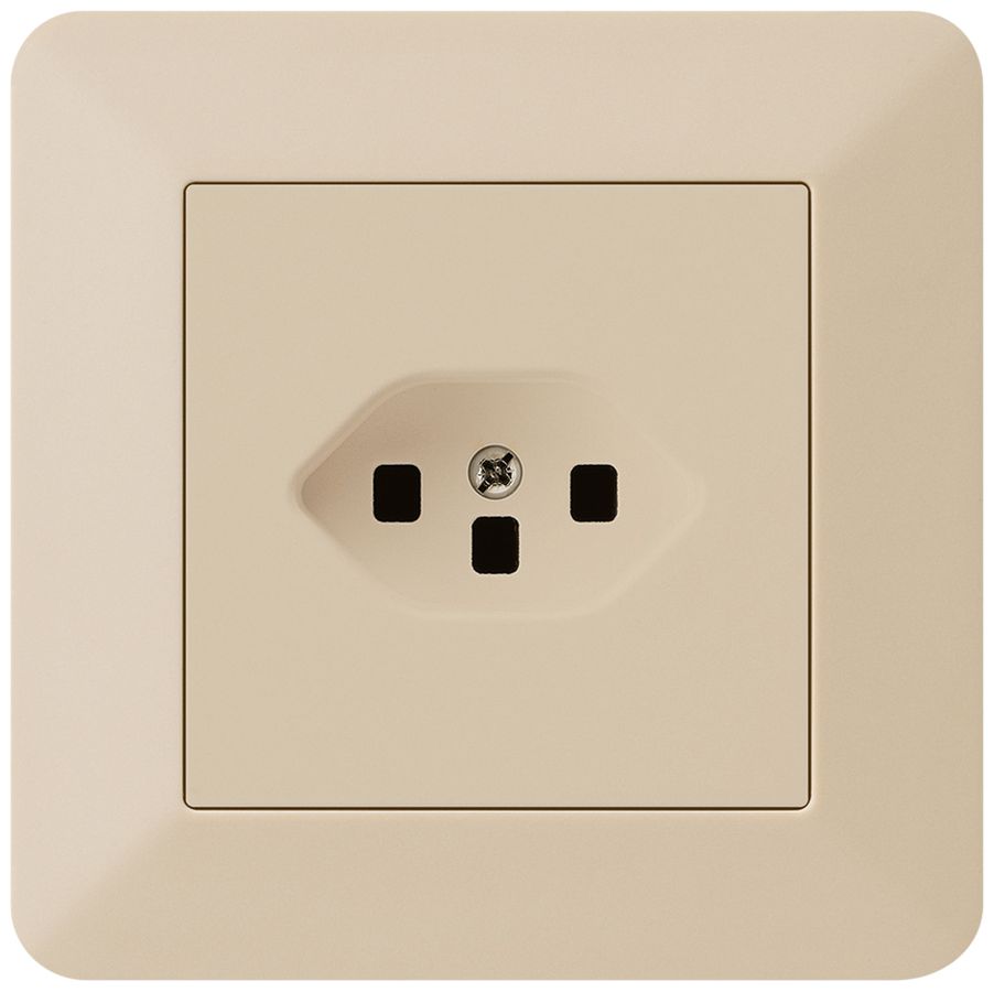 UP-Steckdose kallysto.trend T23 beige mit Steckklemmen