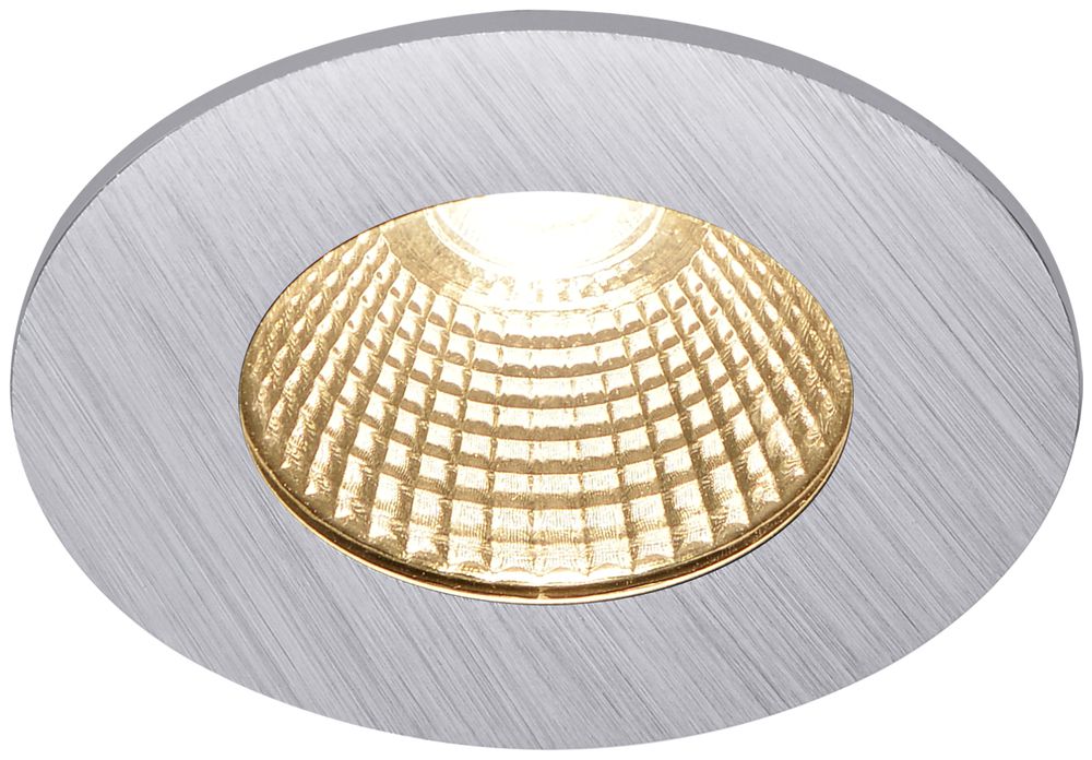 EB-LED-Deckenleuchte SLV PATTA-I ROUND 7.3W 440lm 1800…3000K EB-Ø60mm silber