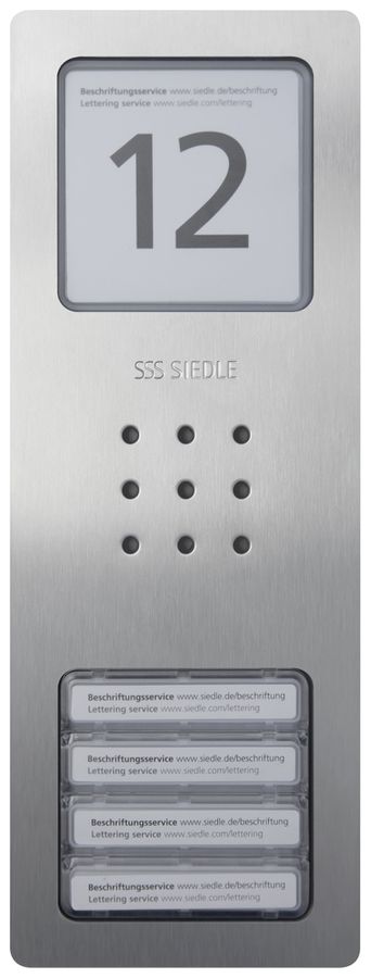 Aussenstation Audio Siedle Compact Bus-System 4 12VAC 226×82×29mm IP54