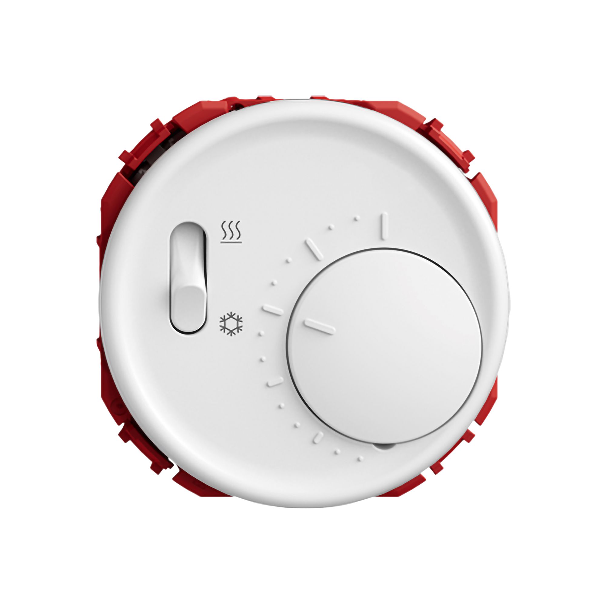 Termostato ambiente STANDARDdue SNAPFIX® inter.risca./refrig.230V AC 50Hz bi