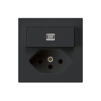 UP-Leuchtkombination 3/1P+T13 schwarz kallysto