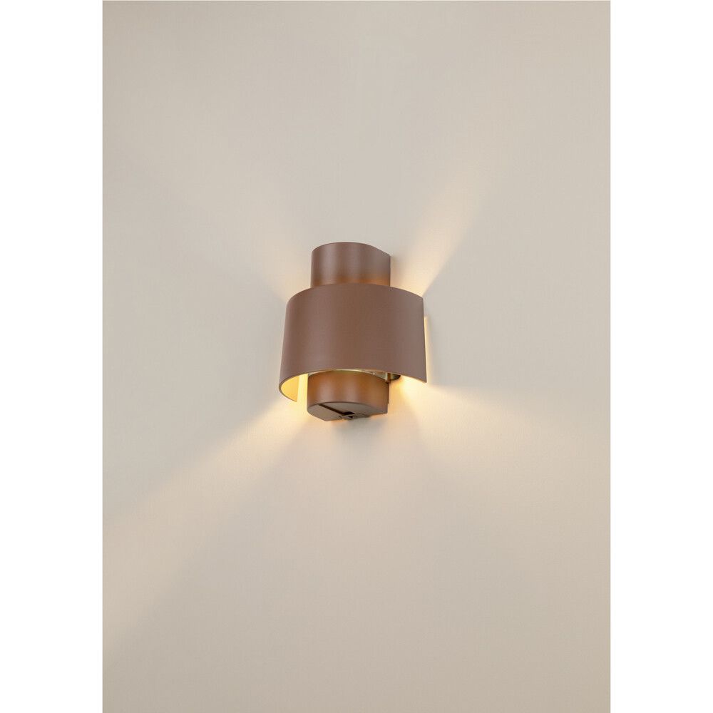 Wandleuchte SLV PHOTONI E27 1×13W IP65 DIM 109×218×225mm Rost