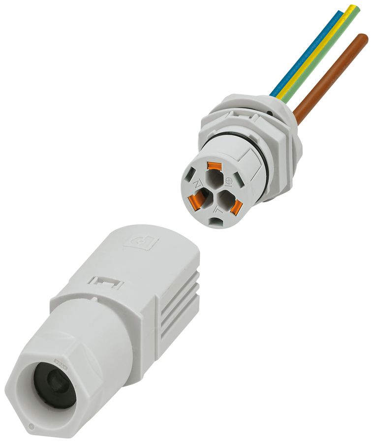 Wanddurchführung PX IPD WD Feldstecker 3P 16A 450V M20 lgu IP66 1m