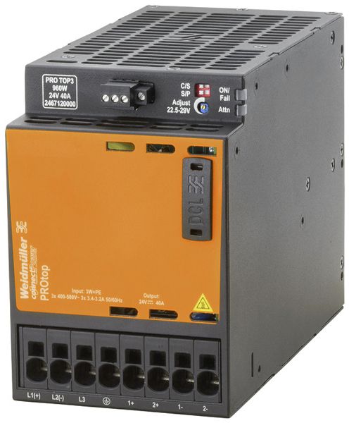 Schaltnetzgerät WM Connect Power PRO TOP3 960W 24VDC 40A