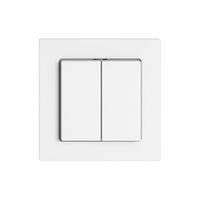 Drucktaster EDIZIO.liv SNAPFIX® 2×AR/1P ws