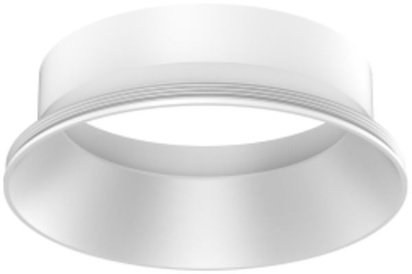 Anello decorativo DOTLUX per lampada LED SLIMvario, Ø78×24mm, alluminio, bianco